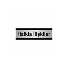 Özarslan Dizayn Halkla İlişkiler 10x20 cm Gümüş Renk Metal Yönlendirme Levhası
