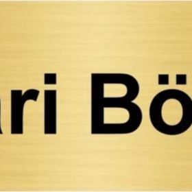 Özarslan Dizayn İdari Bölüm 10x20 cm Altın Renk Metal Yönlendirme Levhası