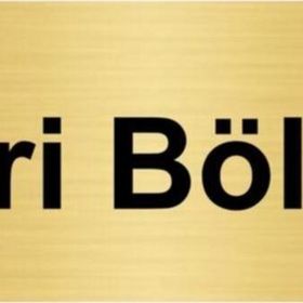 Özarslan Dizayn İdari Bölüm 10x20 cm Altın Renk Metal Yönlendirme Levhası