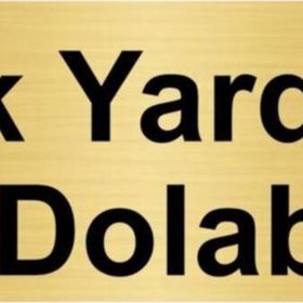 Özarslan Dizayn İlk Yardım Dolabı 5x20 cm Altın Renk Metal Yönlendirme Levhası
