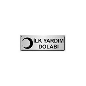Özarslan Dizayn İlk Yardım Dolabı 7x20 cm Gümüş Renk Metal Yönlendirme Levhası