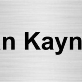 Özarslan Dizayn İnsan Kaynakları 5x20 cm Gümüş Renk Metal Yönlendirme Levhası