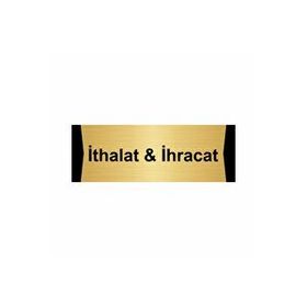 Özarslan Dizayn İthalat ve ihracat 10x20 cm Altın Renk Metal Yönlendirme Levhası