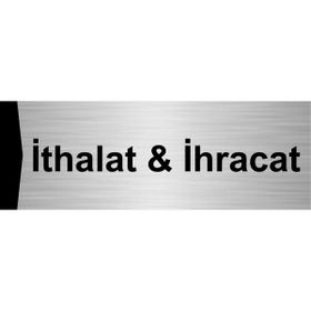 Özarslan Dizayn İthalat ve ihracat 10x20 cm Gümüş Renk Metal Yönlendirme Levhası