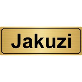 Özarslan Dizayn Jakuzi 10x20 cm Altın Renk Metal Yönlendirme Levhası