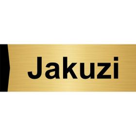 Özarslan Dizayn Jakuzi 10x20 cm Altın Renk Metal Yönlendirme Levhası