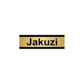 Özarslan Dizayn Jakuzi 5x20 cm Altın Renk Metal Yönlendirme Levhası