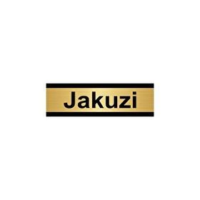 Özarslan Dizayn Jakuzi 5x20 cm Altın Renk Metal Yönlendirme Levhası