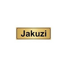 Özarslan Dizayn Jakuzi 7x20 cm Altın Renk Metal Yönlendirme Levhası
