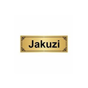 Özarslan Dizayn Jakuzi 7x20 cm Altın Renk Metal Yönlendirme Levhası