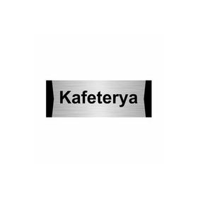 Özarslan Dizayn Kafeterya 7x20 cm Gümüş Renk Metal Yönlendirme Levhası