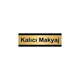 Özarslan Dizayn Kalıcı Makyaj 10x20 cm Altın Renk Metal Yönlendirme Levhası