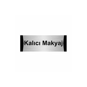 Özarslan Dizayn Kalıcı Makyaj 7x20 cm Gümüş Renk Metal Yönlendirme Levhası