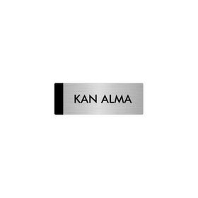 Özarslan Dizayn Kan Alma 5x20 cm Gümüş Renk Metal Yönlendirme Levhası