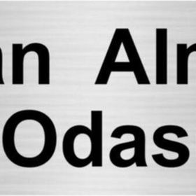 Özarslan Dizayn Kan Alma Odası 10x20 cm Gümüş Renk Metal Yönlendirme Levhası