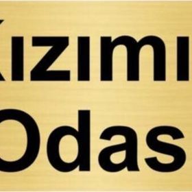 Özarslan Dizayn Kan Alma Odası 7x20 cm Altın Renk Metal Yönlendirme Levhası