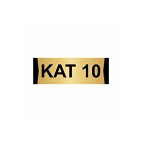 Özarslan Dizayn Kat 10 5x20 cm Altın Renk Metal Yönlendirme Levhası