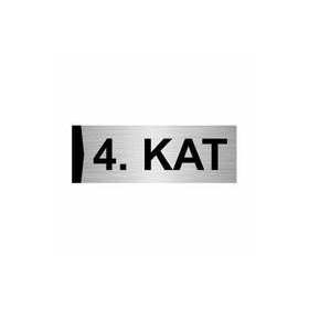 Özarslan Dizayn Kat 4 5x20 cm Gümüş Renk Metal Yönlendirme Levhası