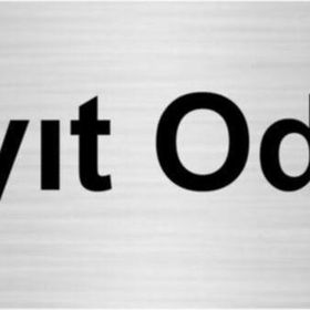 Özarslan Dizayn Kayıt Odası 7x20 cm Gümüş Renk Metal Yönlendirme Levhası