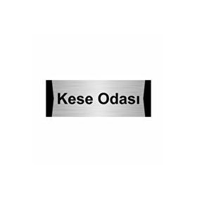 Özarslan Dizayn Kese Odası 5x20 cm Gümüş Renk Metal Yönlendirme Levhası