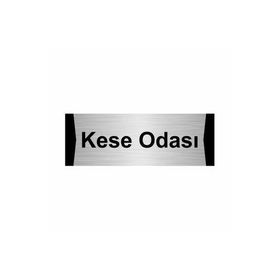 Özarslan Dizayn Kese Odası 7x20 cm Gümüş Renk Metal Yönlendirme Levhası