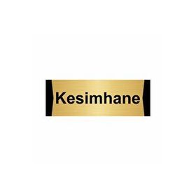 Özarslan Dizayn Kesimhane 7x20 cm Altın Renk Metal Yönlendirme Levhası