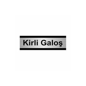 Özarslan Dizayn Kirli Galoş 10x20 cm Gümüş Renk Metal Yönlendirme Levhası