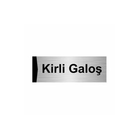 Özarslan Dizayn Kirli Galoş 5x20 cm Gümüş Renk Metal Yönlendirme Levhası