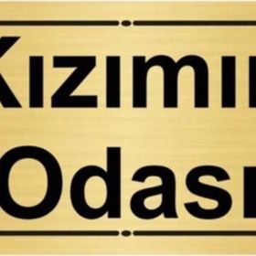 Özarslan Dizayn Kızımın Odası 7x20 cm Altın Renk Metal Yönlendirme Levhası
