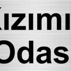 Özarslan Dizayn Kızımın Odası 7x20 cm Gümüş Renk Metal Yönlendirme Levhası