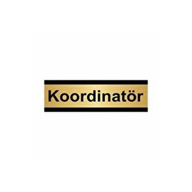 Özarslan Dizayn Koordinatör 5x20 cm Altın Renk Metal Yönlendirme Levhası