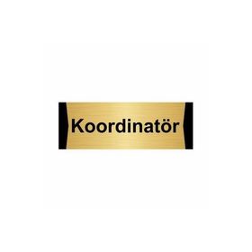 Özarslan Dizayn Koordinatör 7x20 cm Altın Renk Metal Yönlendirme Levhası