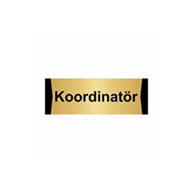 Özarslan Dizayn Koordinatör 7x20 cm Altın Renk Metal Yönlendirme Levhası