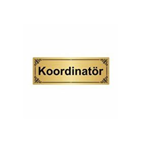 Özarslan Dizayn Koordinatör 7x20 cm Altın Renk Metal Yönlendirme Levhası