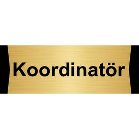 Özarslan Dizayn Koordinatör 7x20 cm Altın Renk Metal Yönlendirme Levhası