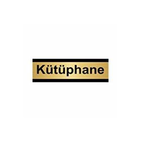 Özarslan Dizayn Kütüphane 5x20 cm Altın Renk Metal Yönlendirme Levhası