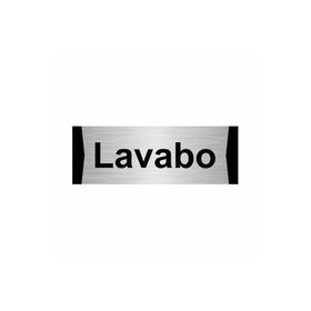 Özarslan Dizayn Lavabo 10x20 cm Gümüş Renk Metal Yönlendirme Levhası