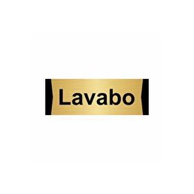 Özarslan Dizayn Lavabo 5x20 cm Altın Renk Metal Yönlendirme Levhası