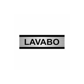 Özarslan Dizayn Lavabo 5x20 cm Gümüş Renk Metal Yönlendirme Levhası
