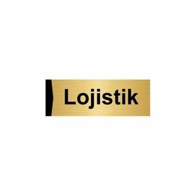 Özarslan Dizayn Lojistik 5x20 cm Altın Renk Metal Yönlendirme Levhası