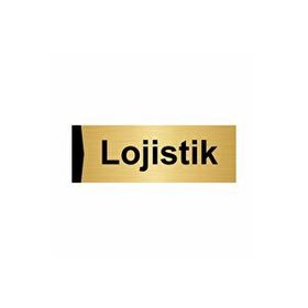 Özarslan Dizayn Lojistik 5x20 cm Altın Renk Metal Yönlendirme Levhası