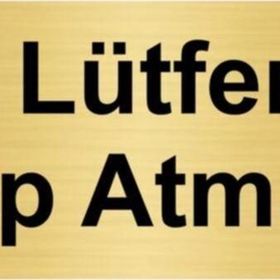 Özarslan Dizayn Lütfen Çöp Atmayın 10x20 cm Altın Renk Metal Yönlendirme Levhası