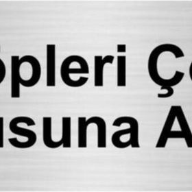 Özarslan Dizayn Lütfen Çöpleri Çöp Kutusuna Atınız 7x20 cm Gümüş Renk Metal Yönlendirme Levhası