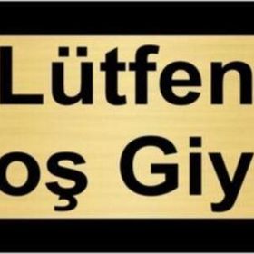 Özarslan Dizayn Lütfen Galoş Giyiniz 5x20 cm Altın Renk Metal Yönlendirme Levhası