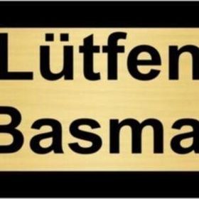 Özarslan Dizayn Lütfen Zile Basmayınız 10x20 cm Altın Renk Metal Yönlendirme Levhası