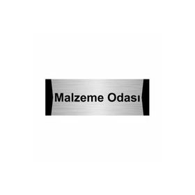 Özarslan Dizayn Malzeme Odası 5x20 cm Gümüş Renk Metal Yönlendirme Levhası
