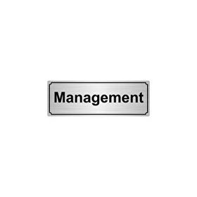Özarslan Dizayn Managament 10x20 cm Gümüş Renk Metal Yönlendirme Levhası