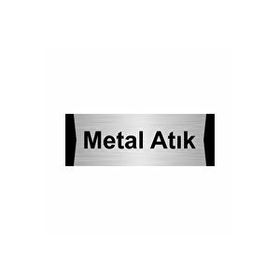 Özarslan Dizayn Metal Atık 5x20 cm Gümüş Renk Metal Yönlendirme Levhası