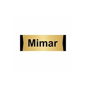 Özarslan Dizayn Mimar 7x20 cm Altın Renk Metal Yönlendirme Levhası