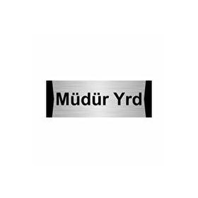 Özarslan Dizayn Müdür Yrd 7x20 cm Gümüş Renk Metal Yönlendirme Levhası